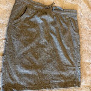 Zyia Take Me Everywhere Gray Casual Activewear Skirt XL - NWOT